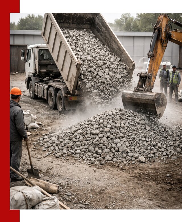 Доставка дробленого бетона в Юбилейном оптом и в розницу