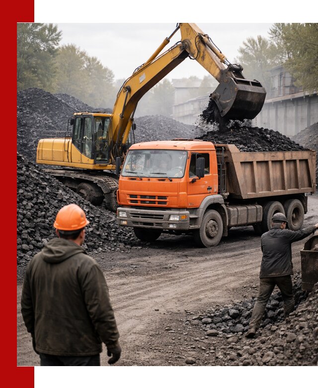 Доставка угля автотранспортом в Юбилейном быстро и выгодно