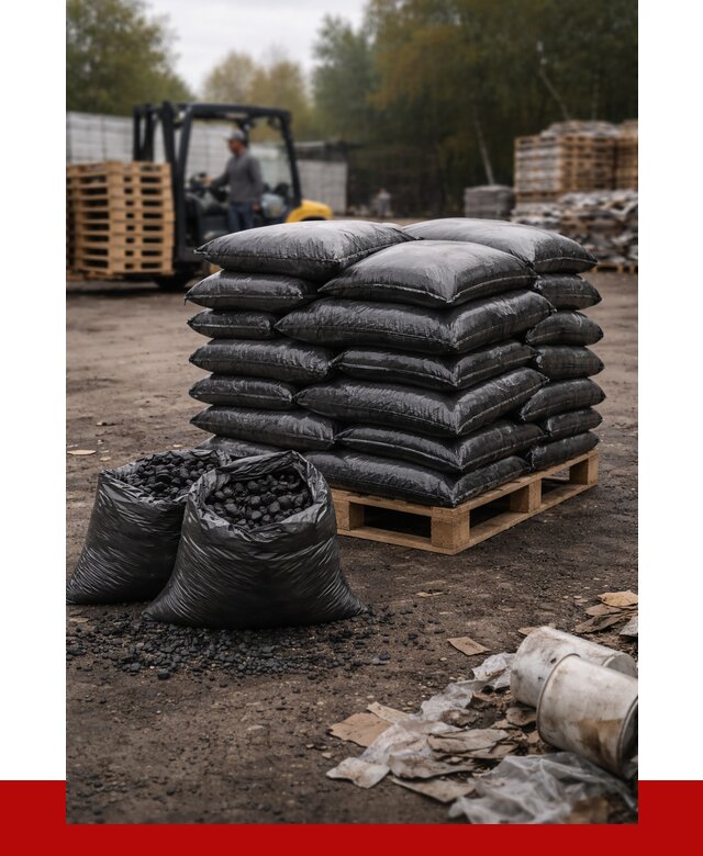 Купить уголь в мешках с доставкой в Юбилейном от 7727 р. | ПРОНЕРУДЮбл