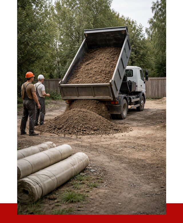 Доставка сыпучих материалов самосвалом в Юбилейного от 4327 р. | ПРОНЕРУДЮбл