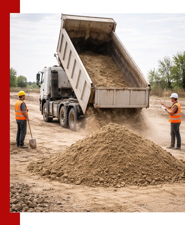 Доставка самосвалом 15 кубов в Юбилейном за город и по городу