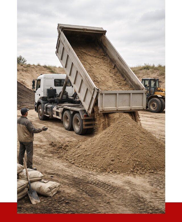 Доставка самосвалом 20 кубов в Юбилейном от 7727 р. | ПРОНЕРУДЮбл