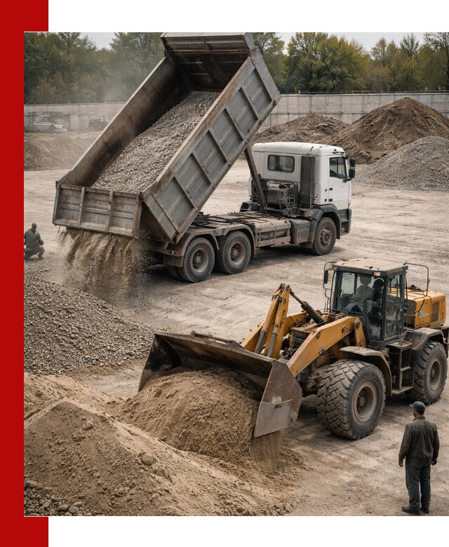 Перевозка сыпучих грузов самосвалами и бортовыми в Юбилейном