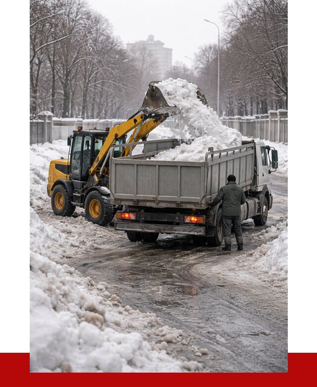 Вывоз снега с погрузкой в Юбилейном от 3606 р. ПРОНЕРУДЮбл