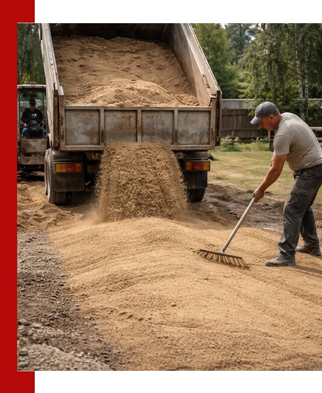 Отсыпка участка песком в Юбилейном быстро и качественно