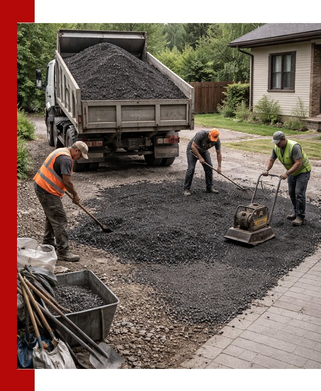 Асфальтовая крошка для двора с доставкой в Юбилейном